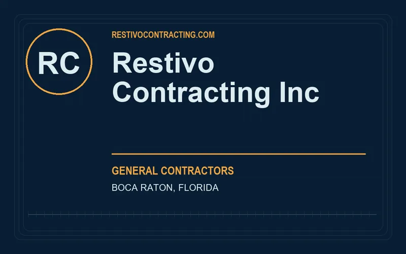 Restivo Contracting Inc in Boca Raton, Florida