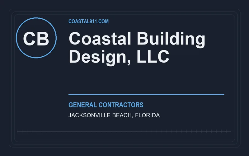 COASTAL BUILDING DESIGN, LLC in Jacksonville Beach, Florida
