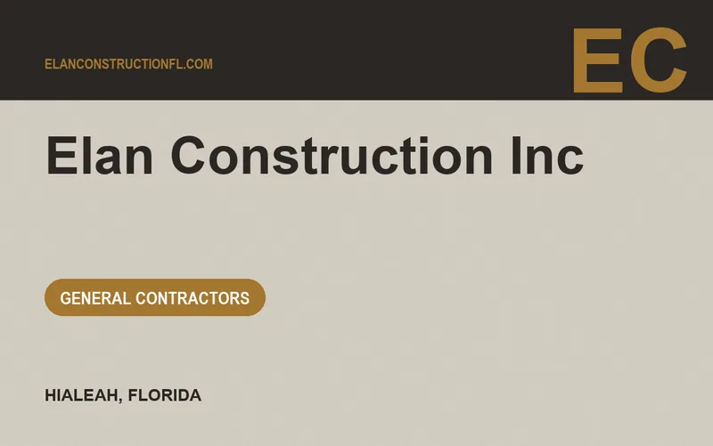Elan Construction Inc in Hialeah, Florida