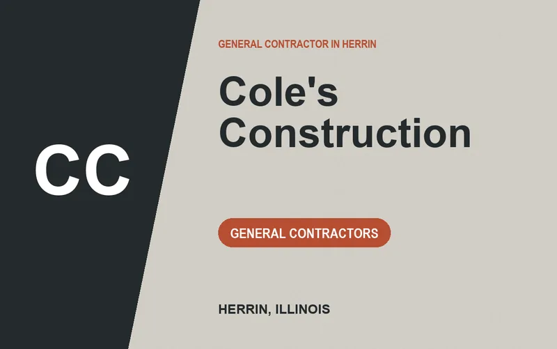 Cole's Construction in Herrin, Illinois