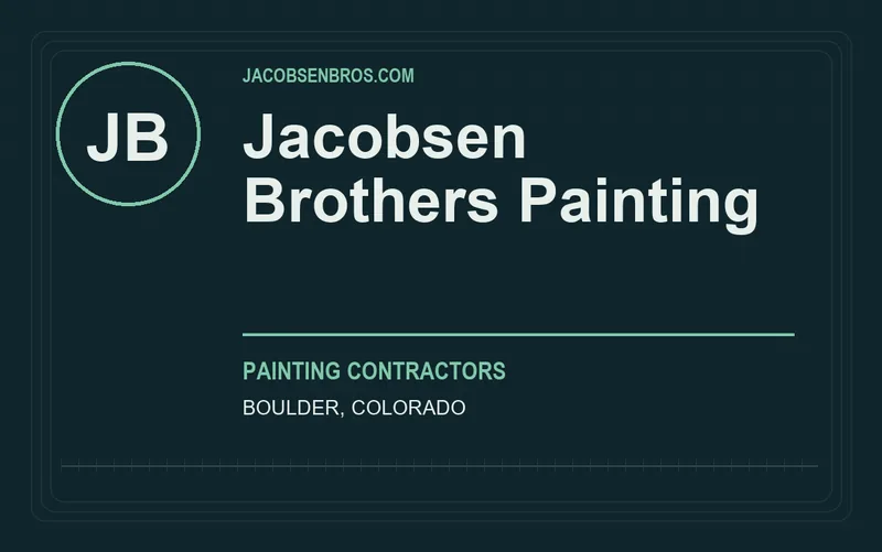 Jacobsen Brothers Painting in Boulder, Colorado