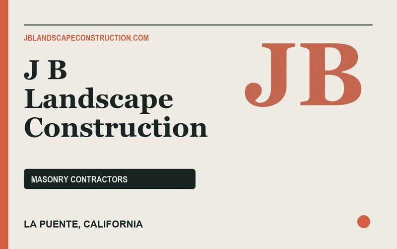 J B Landscape Construction in La Puente, California