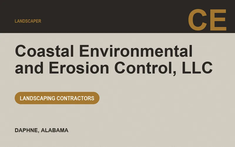 Coastal Environmental and Erosion Control, LLC in Daphne, Alabama