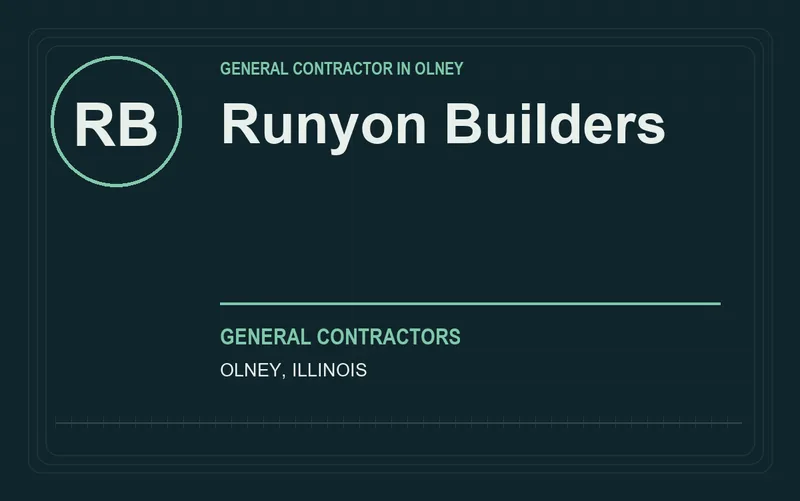Runyon Builders in Olney, Illinois