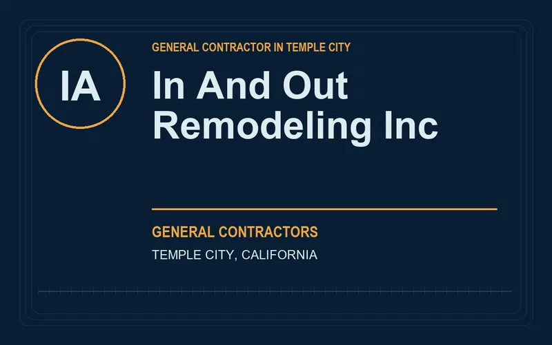 In And Out Remodeling Inc in Temple City, California