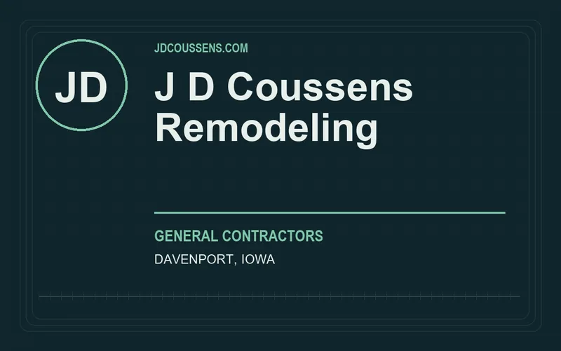 J D Coussens Remodeling in Davenport, Iowa
