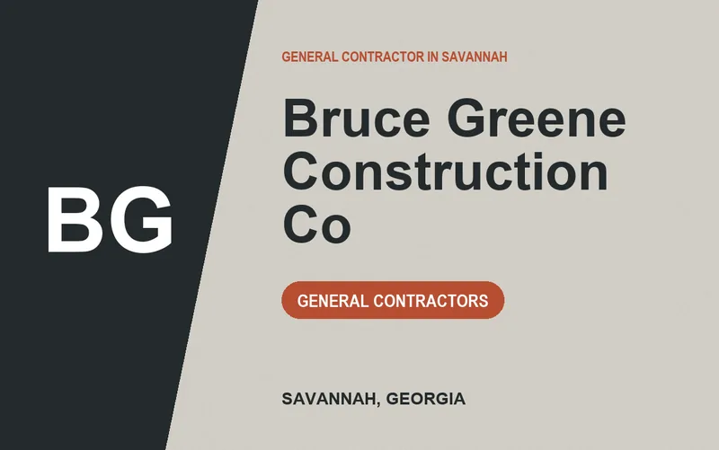 Bruce Greene Construction Co in Savannah, Georgia