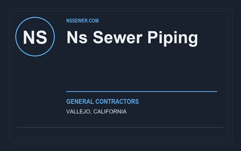 NS SEWER PIPING in Vallejo, California