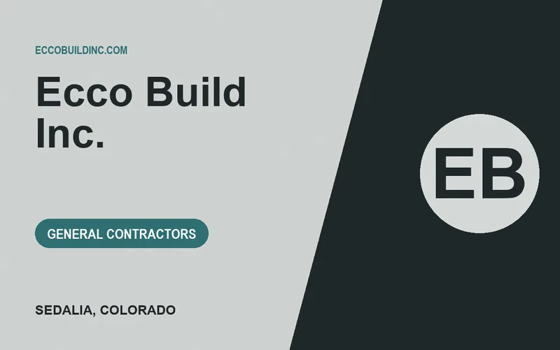 Ecco Build Inc. in Sedalia, Colorado