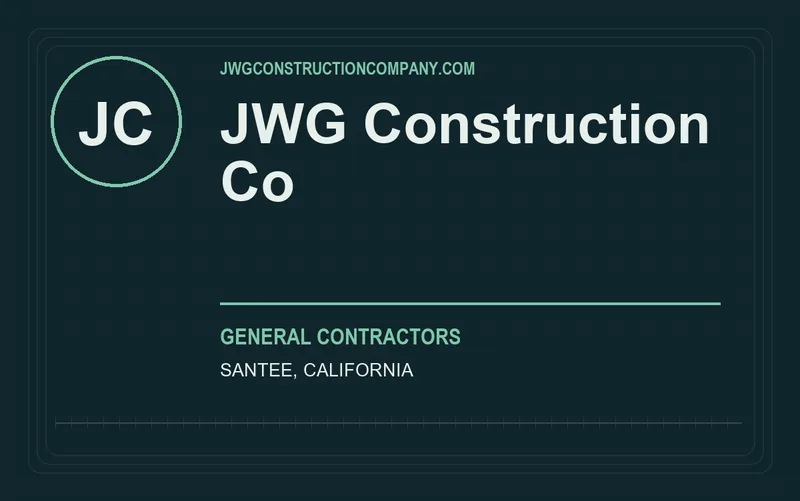 JWG Construction Co in Santee, California
