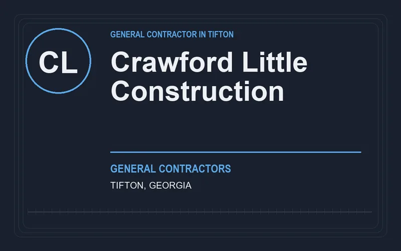 Crawford Little Construction in Tifton, Georgia