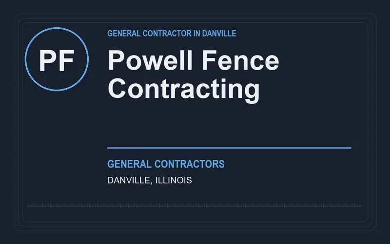 Powell Fence Contracting in Danville, Illinois