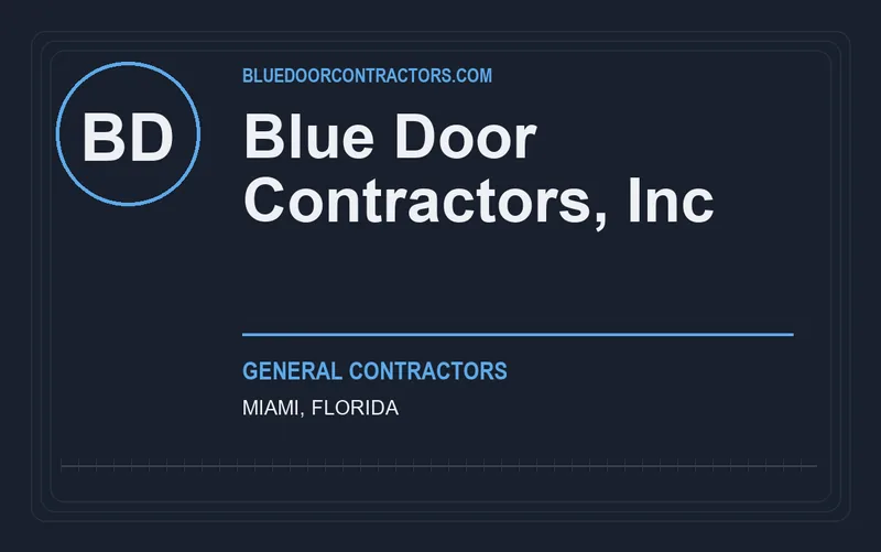 Blue Door Contractors, Inc in Miami, Florida