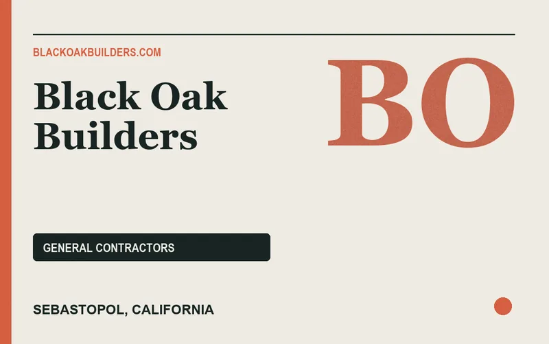 Black Oak Builders in Sebastopol, California