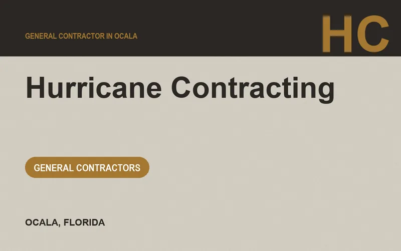 Hurricane Contracting in Ocala, Florida