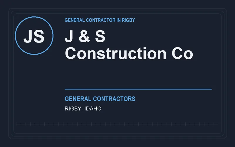 J & S Construction Co in Rigby, Idaho