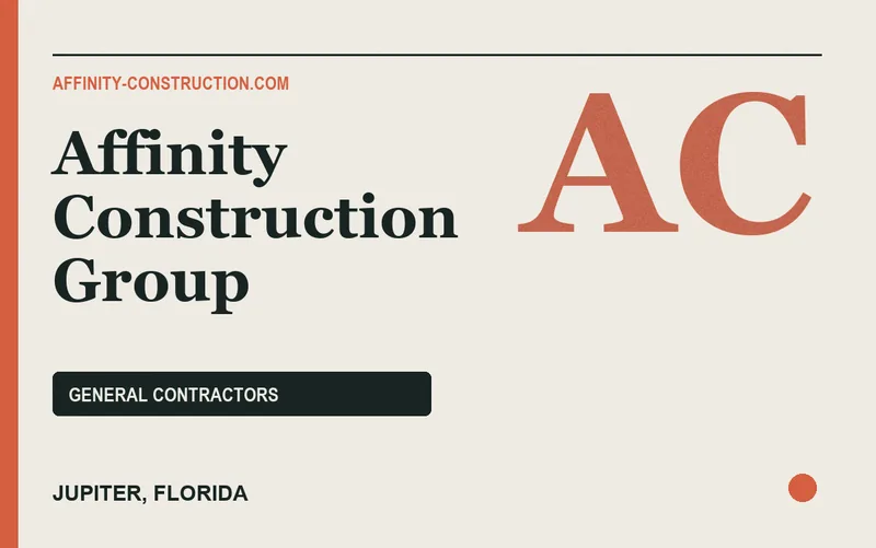 Affinity Construction Group in Jupiter, Florida