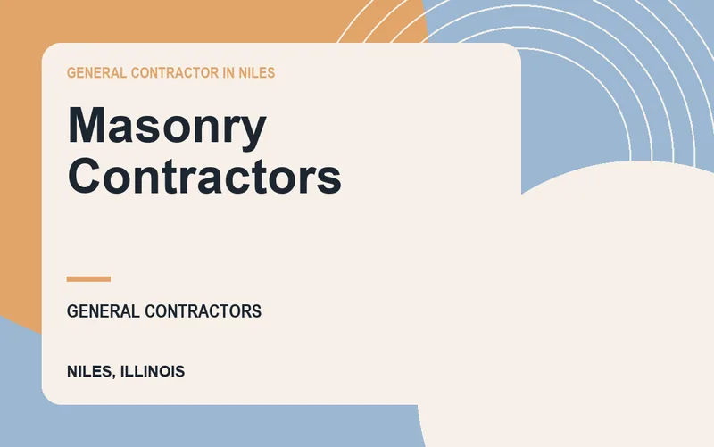Masonry Contractors in Niles, Illinois