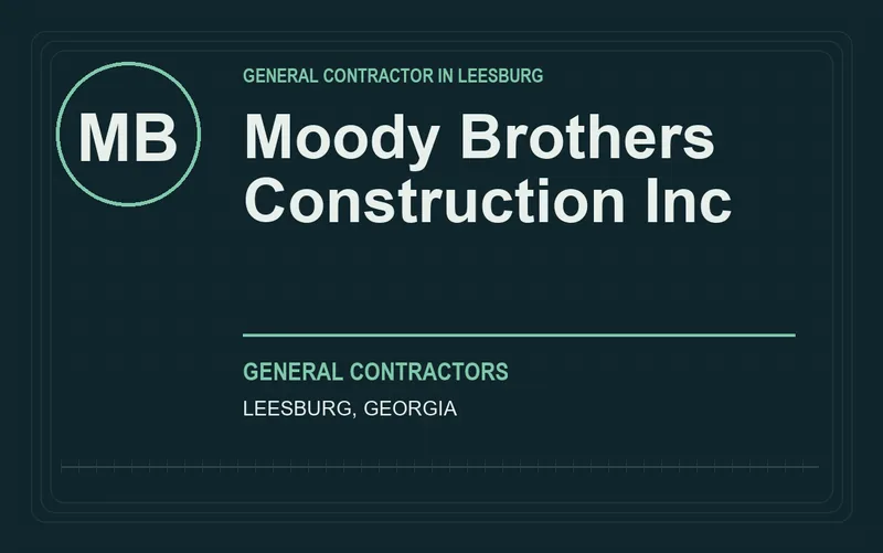 Moody Brothers Construction Inc in Leesburg, Georgia