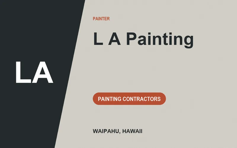 L A Painting in Waipahu, Hawaii