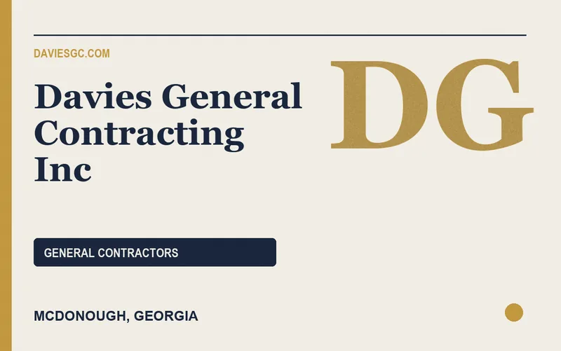 Davies General Contracting Inc in McDonough, Georgia