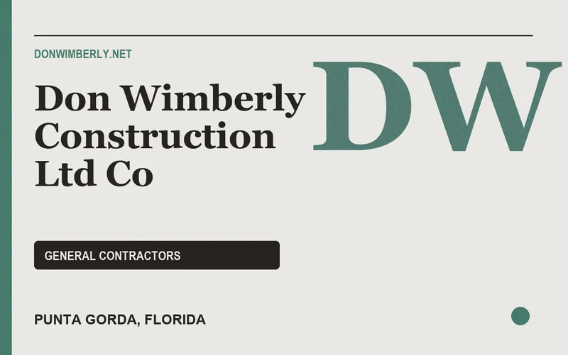 Don Wimberly Construction Ltd Co in Punta Gorda, Florida