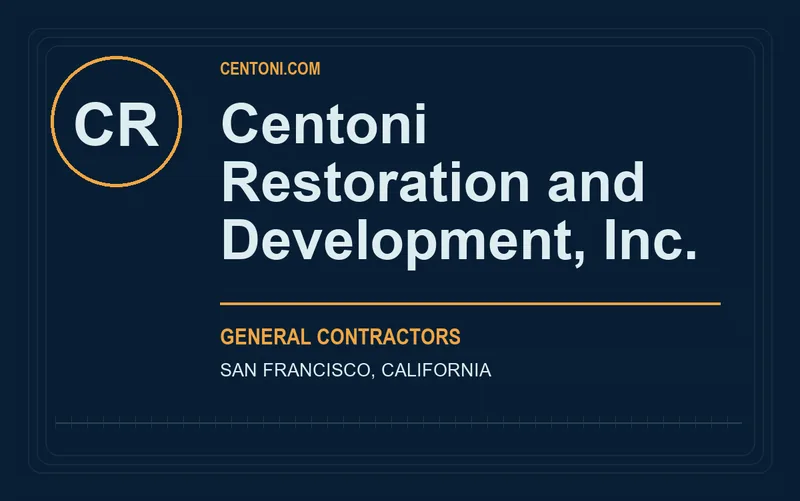 Centoni Restoration and Development, Inc. in San Francisco, California