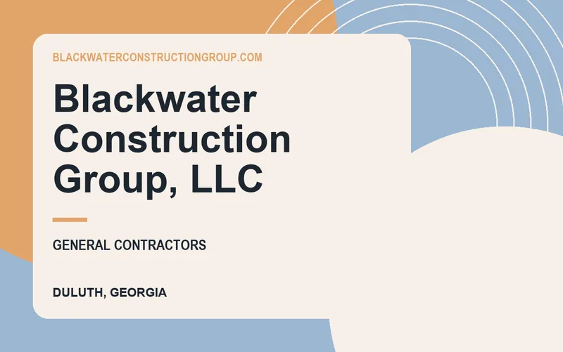 Blackwater Construction Group, LLC in Duluth, Georgia