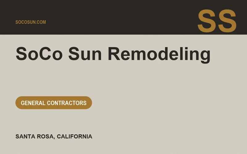 SoCo Sun Remodeling in Santa Rosa, California