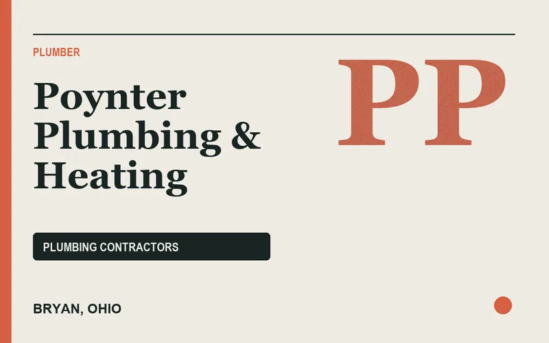 Poynter Plumbing & Heating in Bryan, Ohio