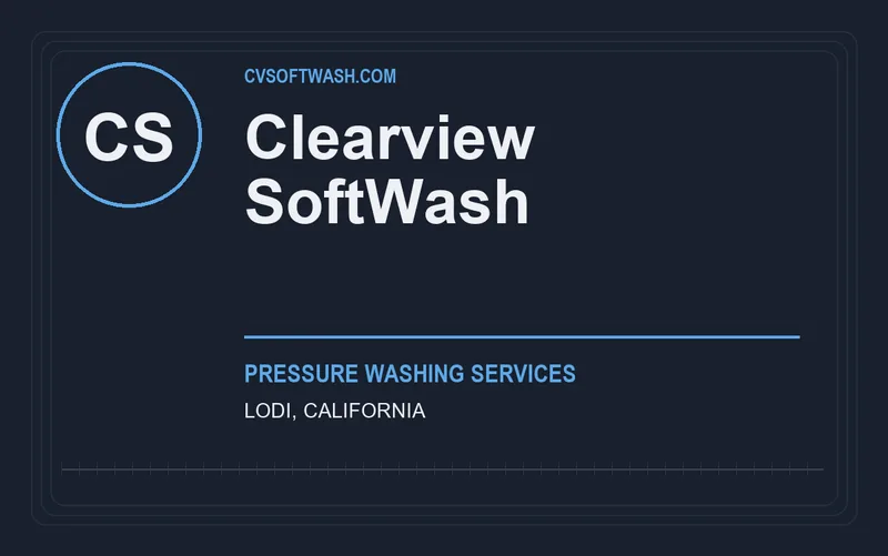 Clearview SoftWash in Lodi, California