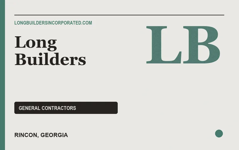 Long Builders in Rincon, Georgia