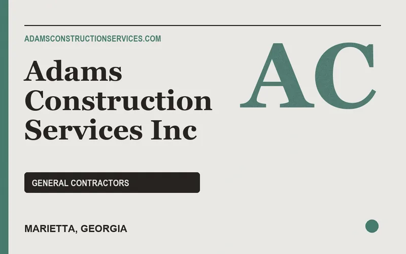 Adams Construction Services Inc in Marietta, Georgia