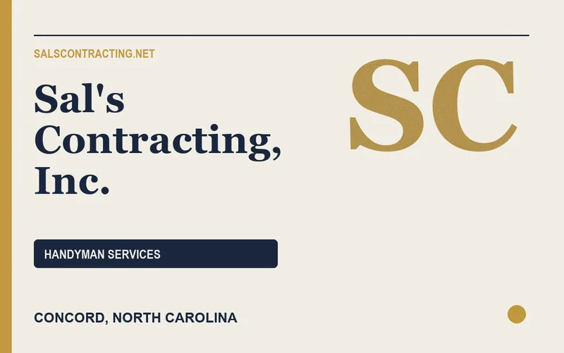 Sal's Contracting, Inc. in Concord, North Carolina