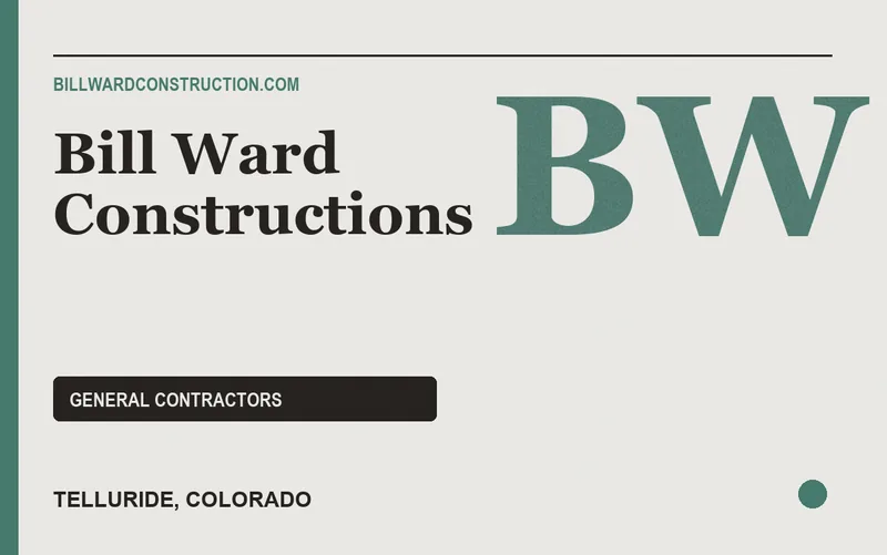 Bill Ward Constructions in Telluride, Colorado