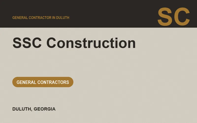 SSC Construction in Duluth, Georgia