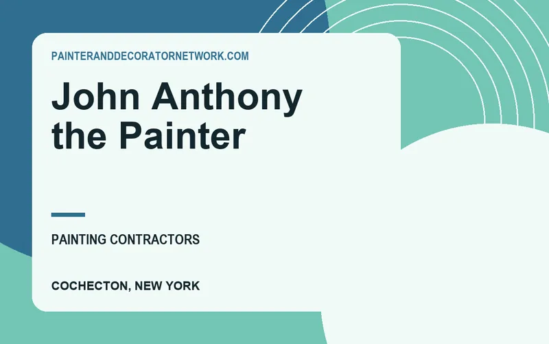 John Anthony the Painter in Cochecton, New York