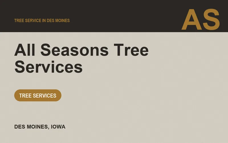 All Seasons Tree Services in Des Moines, Iowa