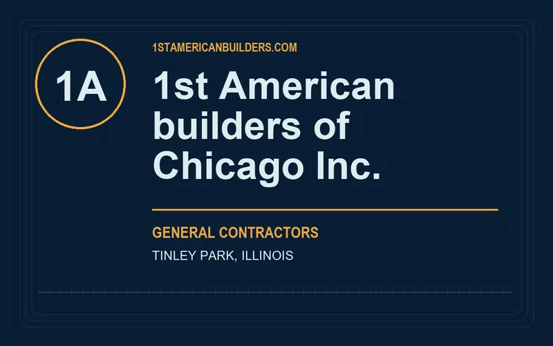 1st American builders of Chicago Inc. in Tinley Park, Illinois
