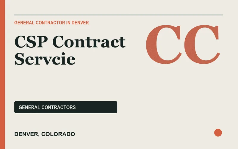 CSP Contract Servcie in Denver, Colorado