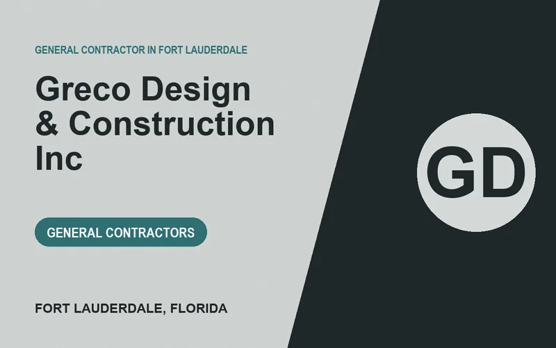 Greco Design & Construction Inc in Fort Lauderdale, Florida