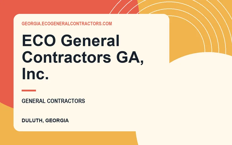 ECO General Contractors GA, Inc. in Duluth, Georgia