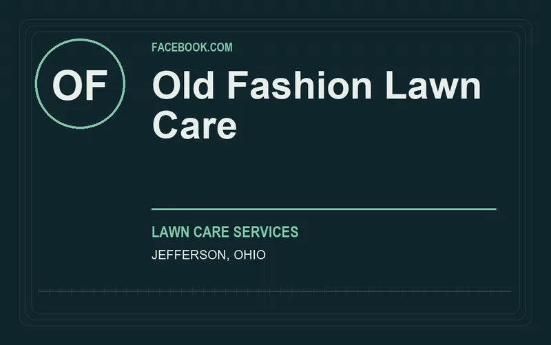 Old Fashion Lawn Care in Jefferson, Ohio