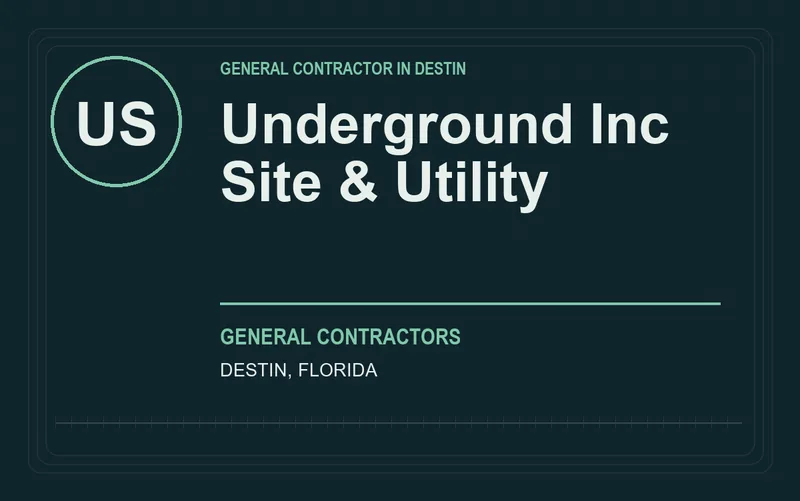 Underground Inc Site & Utility in Destin, Florida