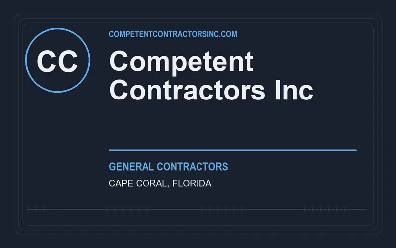 Competent Contractors Inc in Cape Coral, Florida