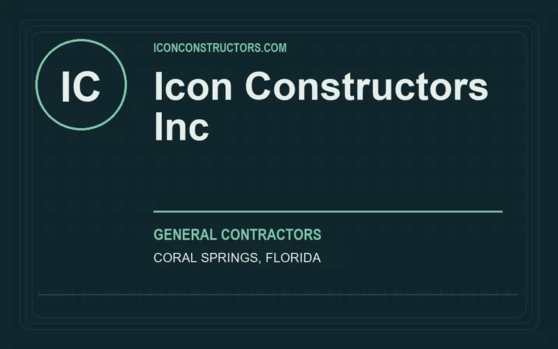 Icon Constructors Inc in Coral Springs, Florida