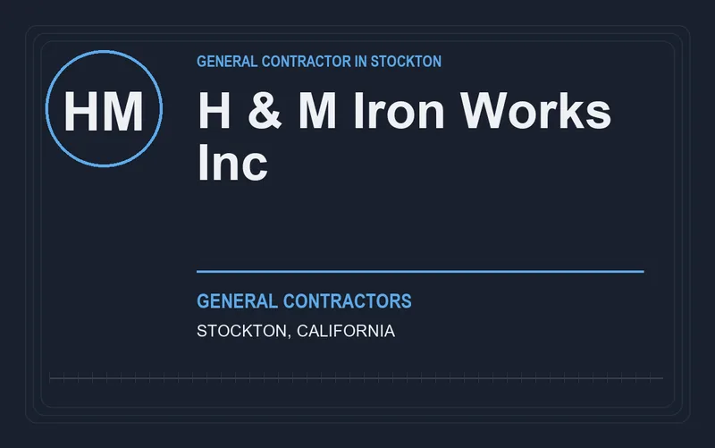 H & M Iron Works Inc in Stockton, California