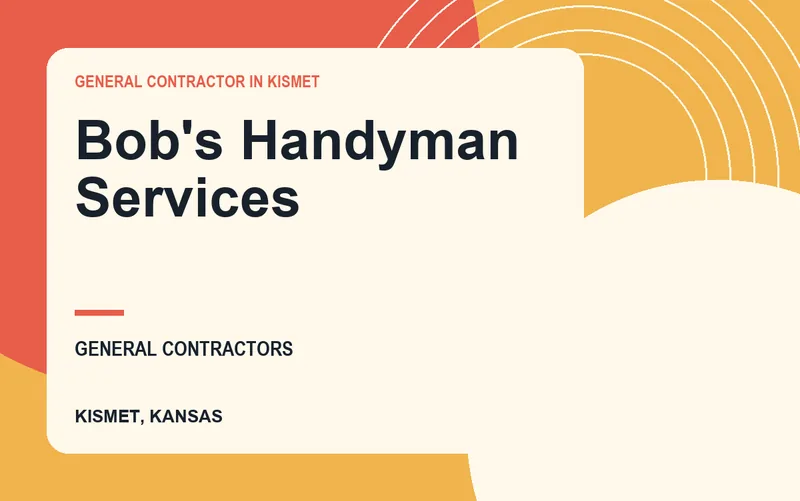 Bob's Handyman Services in Kismet, Kansas