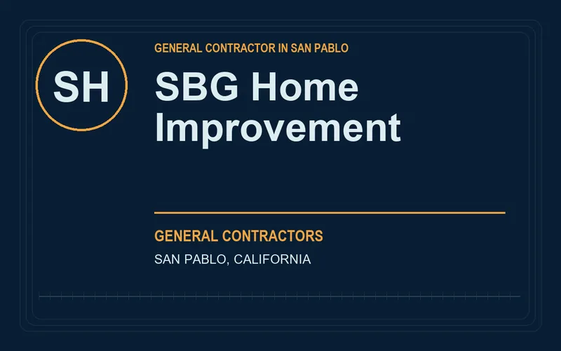 SBG Home Improvement in San Pablo, California