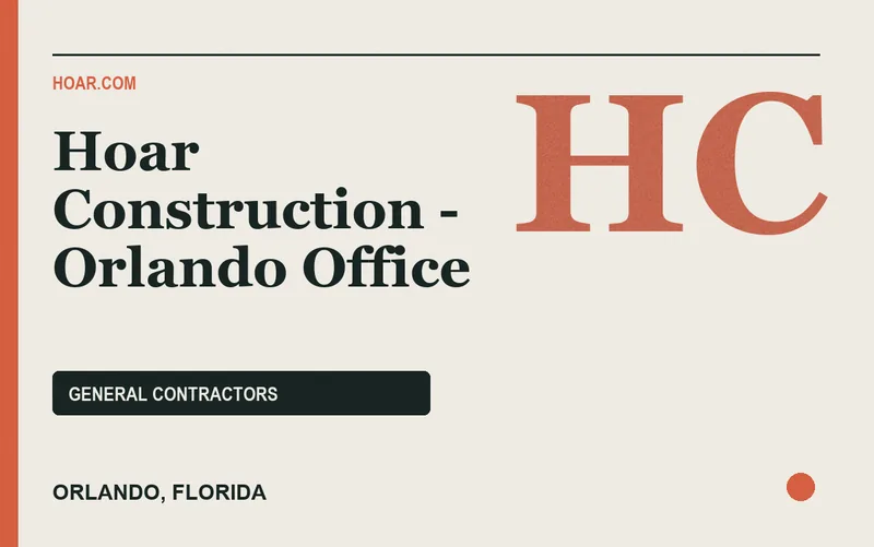 Hoar Construction - Orlando Office in Orlando, Florida